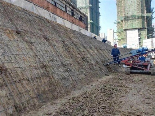 长白建筑边坡支护